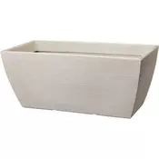 ProGarden Cvetlični lonček KO-Y54203990 rebrasti pravokotnik 80 x 40 cm peščeno