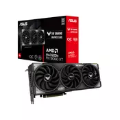 ASUS TUF Gaming Radeon RX 9060 XT OC Edition 16GB GDDR6 (TUF-RX9060XT-O16G-GAMING) graficna kartica, PCIe 5.0, 1xHDMI 2.1b, 2xDisplayPort 2.1a - 90YV0LF0-M0NA00-A