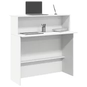 Recepcijski stol Bijeli 100x50x103,5 cm Inženirsko drvo