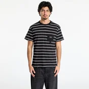 Majice Horsefeathers Alpha T-Shirt Black Stripes S