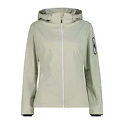 CMP WOMAN JACKET ZIP HOOD, ženska pohodna jakna, zelena 39A5016