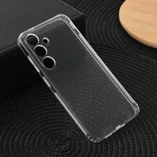 Maska za Samsung Galaxy S24 transparent silikonska Ultra Thin with pluggy