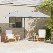Suncobran Pijesak 372 x 198 x 243 cm Poliester i aluminij