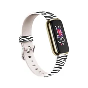 INF Zamenjava/Združljiv Pas iz Silikona z Zebra Vzorcem za Fitbit Luxe, (5000264456)