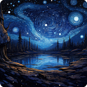 Bertoni Home Unisexs Square Table Pad Blue Night Navy Blue