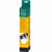 Spirala, plasticna, 10 mm, 41-55 listova, FELLOWES, 25 komada, bijela 5330803