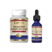 LifeTime Immuno Complex kapsule + Vitamin D3 kapi Promo pakiranje, dodatak prehrani