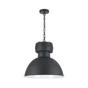 Luster na lancu BJORN 1xE27/60W/230V crne boje