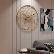 Dizajnerska stenska ura Decore Gold 60cm