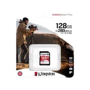 KINGSTON Canvas React Plus V60 128GB SDXC 100 MB/s SDR2V6/128GB