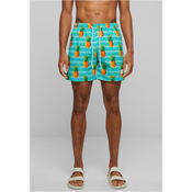 Pineapple aop swim shorts pattern