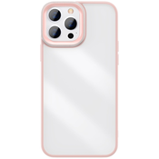 Baseus Crystal Transparent Case for iPhone 13 Pro (pink)