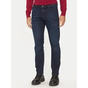 Boss Jeans hlače Delaware 50524018 Mornarsko modra Slim Fit