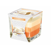 eoshop Sveča v kozarcu MAVRICA VANILIJA CUPCAKE dišeč 170g