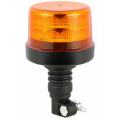 KAMAR LED svjetlo upozorenja 20W, 24xLED, R65, R10, flex priključak preko ručke, 12/24V, 4 moda, narančasto, IP67 [ALR0039-4]