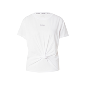 Bombažna kratka majica Dkny ženska, bela barva, DP4T9994