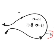 Prednji ABS senzor 4056-18-00000 za skuter Motovene New Adviser