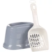 Flamingo Lopata z držalom siva