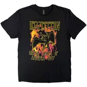 Led Zeppelin Black Flames Black XL Majica