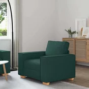 vidaXL vidaXL Kavč s foteljem temno zelen 60 cm blago, (5000137994)