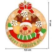 Springos CA1282 BOŽIČNI OKRASEK 9,5 x 10,5 CM