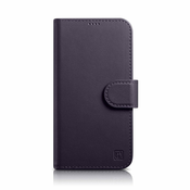 iCarer Wallet Anti-RFID 2in1 Apple iPhone 14 Plus / 15 Plus dark purple