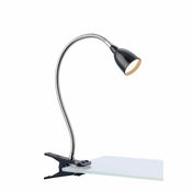 Markslöjd 106092 - LED stona lampa sa stezaljkom TULIP LED/3W/230V crna