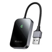 Brezžični CarPlay adapter Mcdodo CA-7210 - USB, Bluetooth, Siri podpora - črn