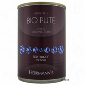 Varčno pakiranje Herrmanns Classic Bio-Menu 12 x 400 g - Bio piščanec z bio prosom