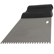 Kubala Lopatica Stainless steel spatula for adhesives, teeth, 4 x 4 mm, 180 mm