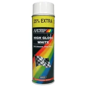 Akrilni sprej 500ml bela sijaj WHITE 04004 Motip - Bela sijaj