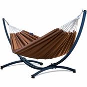 Potenza Stojalo GRANDE 220 kg + viseča mreža 220x160 ROMA XL, karamela, osnovno