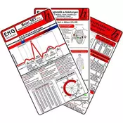EKG Basic Set - PRO (3er Set) 2025 - Medizinische Taschen-Karte