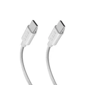 SBS USB-C kabel 2 m siv