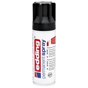 Boja akrilna u spreju 200ml permanentna edding 5200901 mat ČRNa