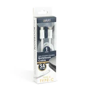 Delight kabel - Type-C - Type-C kabel za punjenje - podatkovni kabel 5 A - 240 W, 1 m, bijeli 55555WH-1