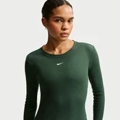 Nike Womens Tight Long-Sleeve Ribbed T-Shirt