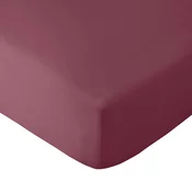 Bordo rdeča napenjalna rjuha 90x190 cm So Soft Non Iron – Catherine Lansfield