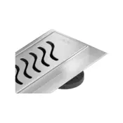Mexen Flat 360° M09 rotacijski linijski odtok 50 cm, inox - 1028050-40