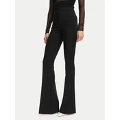 Elisabetta Franchi Hlače iz tkanine PA-184-62E2-V290 Črna Slim Fit