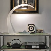 LED namizna svetilka Kartell Taj Mini, bela, 32 cm, plastika - Dnevna soba/jedilnica - Dizajn