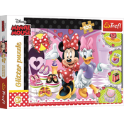 Trefl - Puzzle Minnie glitter 100 dielikov - 100 kosov