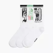 Cropp - Pakovanje od 3 para carapa s dezenom - white