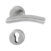HOPPE garnitura kljuk ANTWERPEN, z rozeto cilinder, 37-42 mm, inox mat