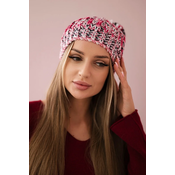 Kesi Cap with a pompom Maria K335 fuchsia