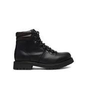 Tommy Hilfiger Gležnjarji Elevated Outdoor Lth Wpm Boot FM0FM05995 Črna