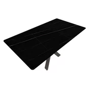 Porculanska ploca za stol Concepto Square Titanium Black Mat 160x80