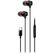 Genius HS-M368, slušalke, žične, ušesne, mikrofon, nastavitev glasnosti, USB-C, črne