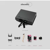 Obsessive Wonderia Luxury Gift Box Black - Lingerie, Mask & Fragrance Set 121288-Black-L/XL