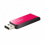Apacer USB flash pogon, USB 2.0, 64GB, AH334, ružicasti, AP64GAH334P-1, USB A, s uvlacivim konektorom